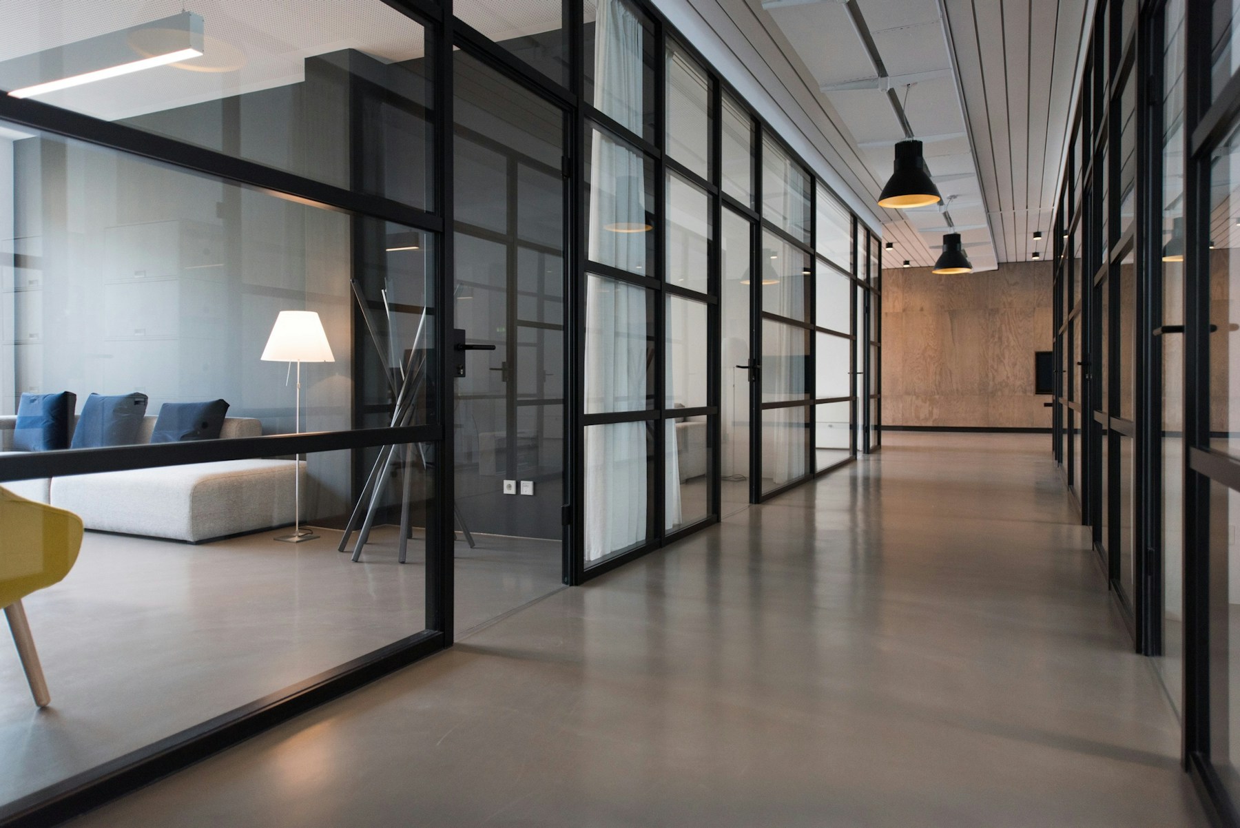 Bureau financier moderne à Casablanca